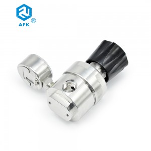 Air Ar NH3 HCL He H2 N2 O2 CO2 Gas Pressure Regulator Tontolon'ny Single Stage Stainless Steel 316 Pressure Regulator 200psi