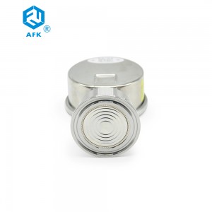 5bar 10 bar Manómetro de cilindro de gas Manómetro de diafragma higiénico de acero inoxidable Precisión 2,5% Resistente a vibraciones