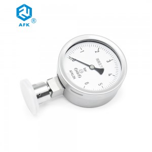 I-AFK Stainless Steel Differential Manometer Diaphragm Pressure Gauge 6bar