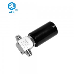 AFK 316 nerūdijančio plieno aukšto slėgio 1/4 colio vakuuminis pritaikymas rankiniu būdu valdomi sandariklio membranos valdymo vožtuvai 150psi