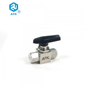 AFK Female Stainless Steel High Pressure Gamay nga Square Ball Valve 1 / 4 ", 1 / 2", 1 / 8 "