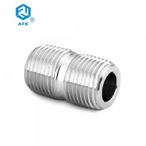 AFK 1/8 to 1 inch Stainless Steel Close Nipple 3000psi