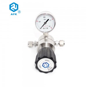 Regulátor tlaku plynu z nehrdzavejúcej ocele s dusíkom Co2
