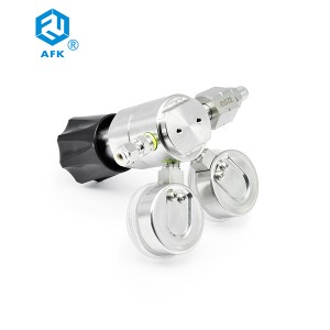 AFK High Pressure RVS Single Stage Nitrous Oxide Precision Pressure Regulator 25Mpa OEM ODM