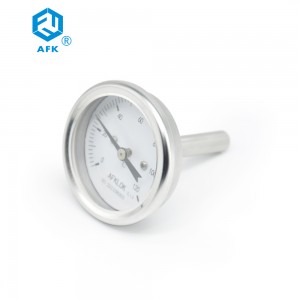 100 ℃ 120 ℃ 150 ℃ 500 ℃ Termómetro bimetálico industrial axial tipo dial