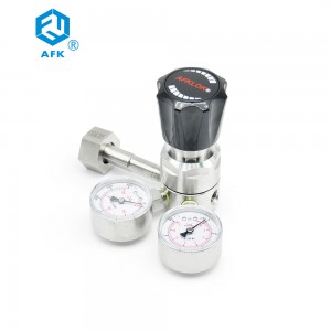 Regulador de presión de una etapa Regulador de gas con válvula reguladora de aire de alta presión de manómetro