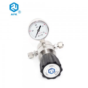 Nitrogen Co2 Stainless Steel Instrument Gas Pressure Regulator