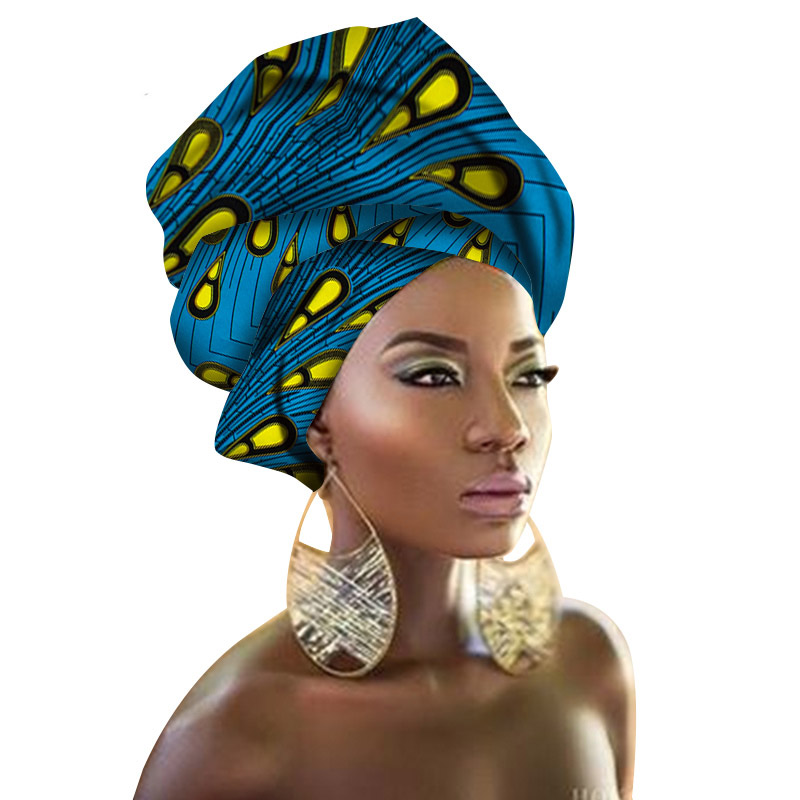 Multi-color Africlife Hair Accessory Head Wrap Tie Scarf High Quality Hair Head Scarf  BRW02 Featured Image