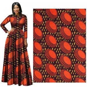 African Fabric By the Yard 3/6 Yards/Lot Ankara Sewing Material for Women Handwroking DIY Polyester Fabrics 2021 Newest FP6423
