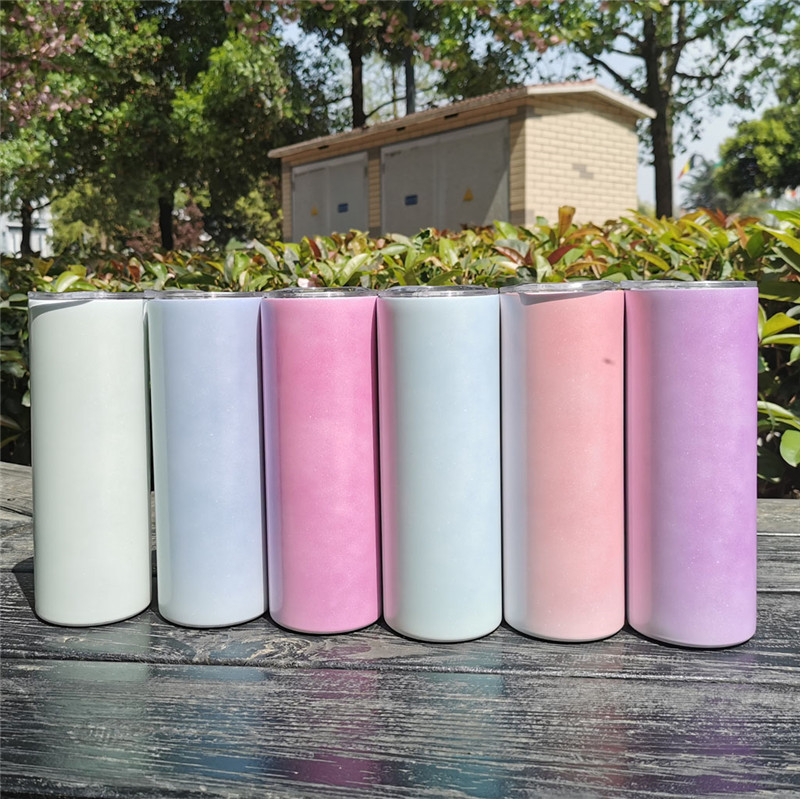 Brillan en la oscuridad y cambian de color UV Series Tumbler Cup Mug Bottle (2)