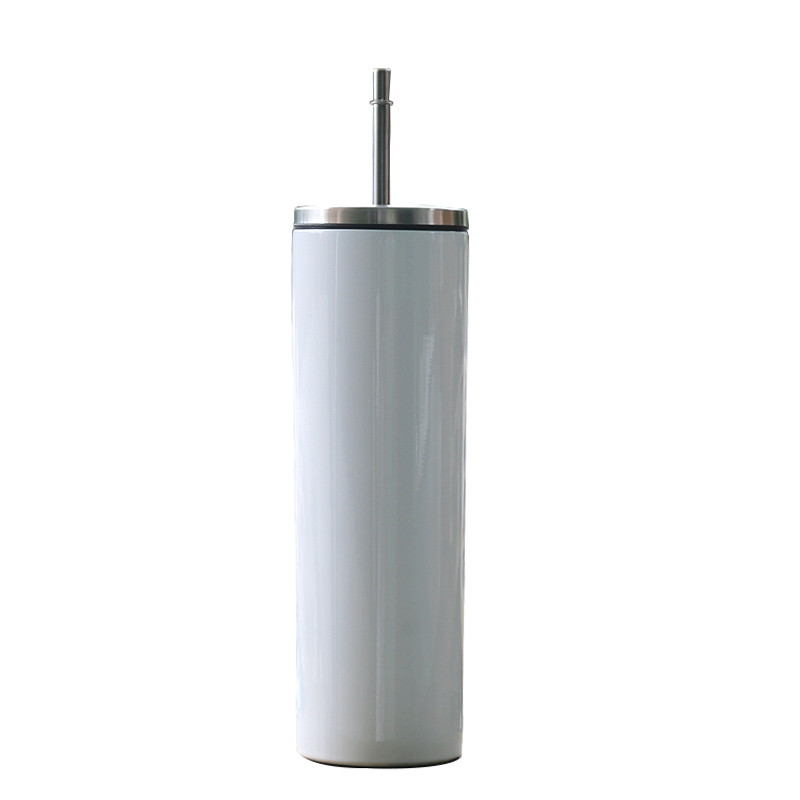 20oz stainless steel double wall insulated vacuum total straight skinny tumbler nga adunay metal screw lid (5)