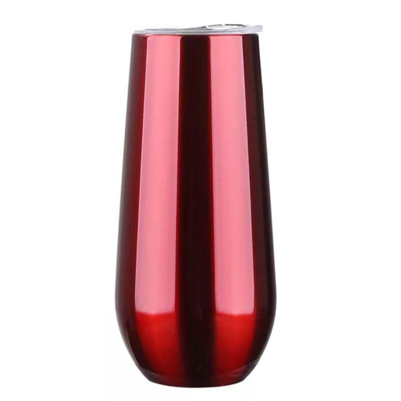 Ποτήρι κρασιού από ανοξείδωτο χάλυβα 616oz Κούπα σαμπάνιας (3)