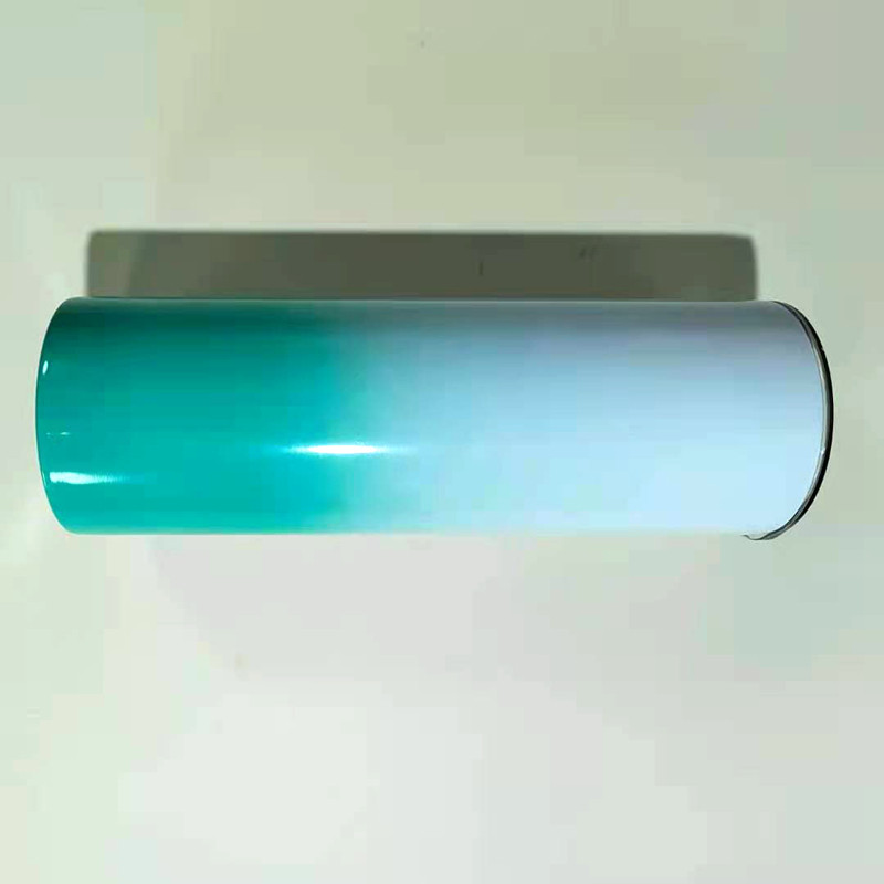 20 oz teljes egyenes gradiens színes vékony pohár duplafalú porszívó ( (6)