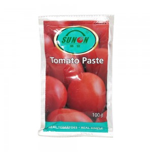 Pasta de tomate ou salsa en sobres planas (bolsitas de almofada)