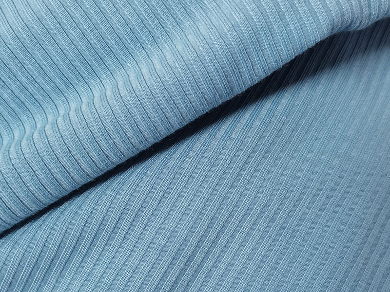 ผ้าโพลีซี่โครงคุณภาพสูงสีสันสดใสสำหรับเสื้อสเวตเตอร์/เสื้อผ้า，1787