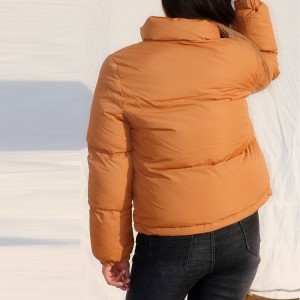Pabrik OEM Custom Winter Warm Outwear Womens Puffer Down Jaket