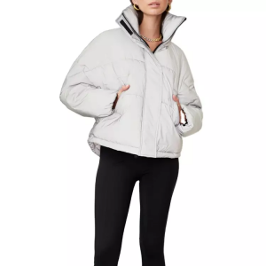 Høykvalitets tilpasset dunbomullspolstret puffy jakke for kvinner