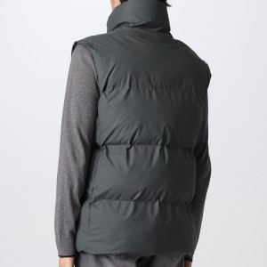 Mens Lightweight Golf Down Vest Jacket Custom 100% Polyester Puffer Vests
