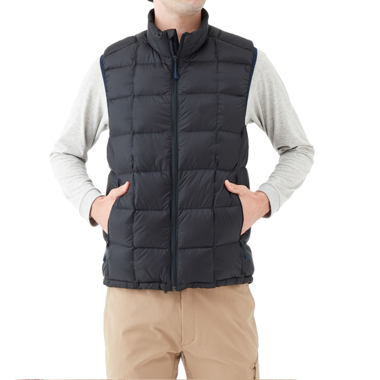Designer Long Puffer Coat အတွက် စျေးနှုန်းစာရင်း - ဆောင်းရာသီ Outdoor Steet Sports Custom Men's Quilted Down Vest - AIKA