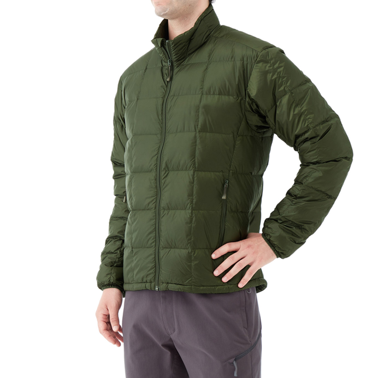 Manufacturer para sa Button Up Vest Womens - Custom Winter Lightweight Men's Quilted Down Jacket – AIKA
