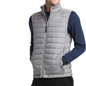 Men's Lightweight Quilted Down Vest Custom Wholesale