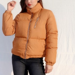 Factory OEM Custom Winter Warm Outwear Womens Puffer Down Jacket