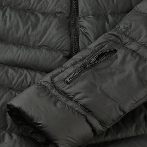 Kwalità Għolja Custom tan-Nisa Qoton Padded Coat Long Down Jacket Bil Hood