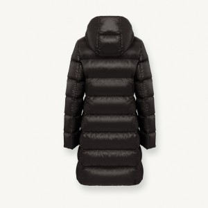 Xhaketë e gjatë poshtë me kapuç për femra në natyrë për dimër Keep ngrohtë