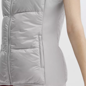 OEM Custom Wholesale Golf Cotton Padded Vest Untuk Wanita