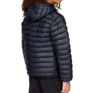 Chaqueta de plumón para niños, abrigo acolchado de algodón con capucha, venta al por mayor personalizada de invierno