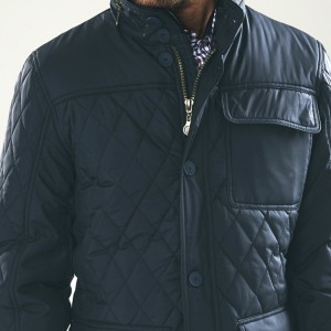 Custom Lightweight Cotton Padded Quilted Jackets For Men