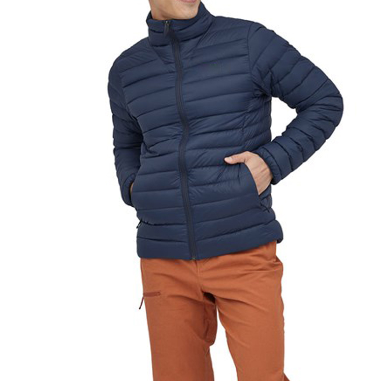 Специјална цена за долу долги машки палто - Прилагодени големопродажни лесни машки јакни со јака надолу - АИКА