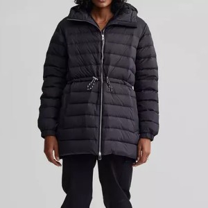 Duke Down Jacket With Hood Womens Waterproof Down Coat Custom