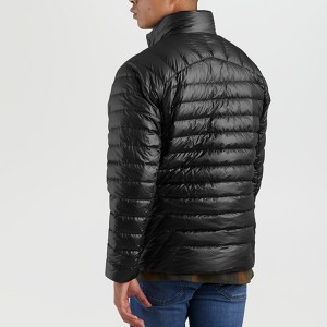 Custom nga Wholesale Lightweight Men's Packable Down Quilted Jacket