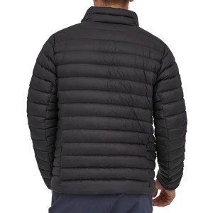 Jachetă matlasată cu puf pentru bărbați 100% poliester țesute jachete cu guler stand personalizate cu ridicata