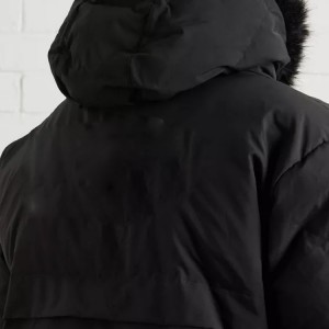 Чоловічі бавовняні куртки на замовлення, довгі пуховики з хутряним капюшоном
