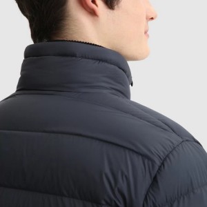Winter Men's Cotton Padded Jacket Puffer Coat With Removable Hood Custom