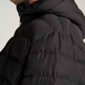 Ультра жеңил өрдөк түктүү куртка, капюшон менен эркектердин пальтосу атайын оптом