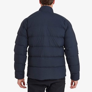 OEM Custom Brand Logo Outdoor Waterproof Men's Puffer Down Jacket