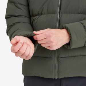 Vīriešu kokvilnas jakas ar stāvu apkakli, ziemas mētelis