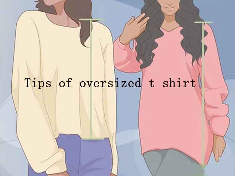 Tipps für übergroße T-Shirts