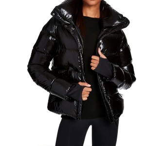 Piumino d'inverno per donna, giacca in piumino brillanti personalizzata di fabbrica
