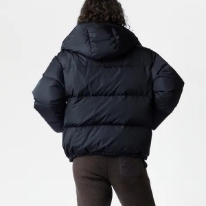 Пуффер Довн Јацкет за жене зимски доњи капут са капуљачом Цустом Велепродаја