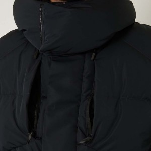 စိတ်ကြိုက်ဖြုတ်နိုင်သော Hood Down Jacket Mens Waterproof Cotton Padded Coat စိတ်ကြိုက်