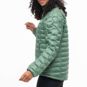 Niestandardowa ultralekka pikowana kurtka puchowa dla kobiet