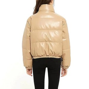 High Quality Lady Short Bubble Coat Custom Cotton Padded Down Puffer Jacket Vakadzi