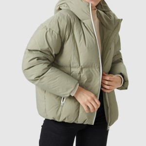 Women's Puffer Cotton Padded Jacket Cum Hood Quality Custom