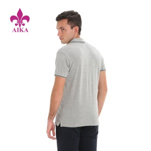 OEM Custom Großhandel Casual Style Cotton Golf Shirts Atmungsaktive Polo-T-Shirts für Männer