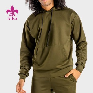 Top Quality Custom Logo Quick Dry Casual Active Wear Jogger Men Hoodie with Pocket