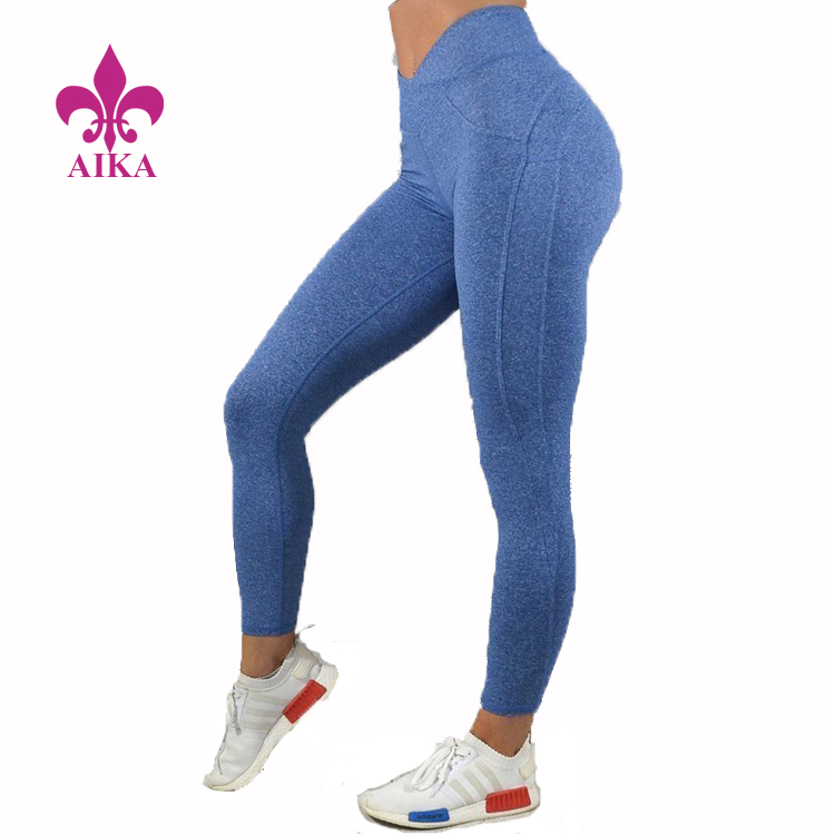 Leggings de compressão de cintura alta design treino yoga calças para mulheres calças de ginástica